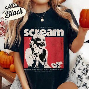 Retro Scream Halloween Horror Gildan T-Shirt